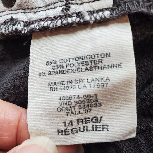 GAP 1969 SZ 14 Limited Edition Corduroy 5 Pocket Bootcut Mid Rise Jeans Brown - Picture 8 of 9